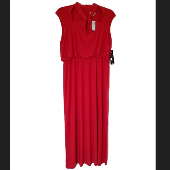 avenue Red Sleeveless Boho Maxi size 14/16 - Picture 1 of 3